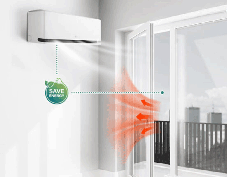 Điều hòa LG Inverter AI Air 2 chiều 18.000 BTU IDH18M1 - Phát hiện cửa sổ mở