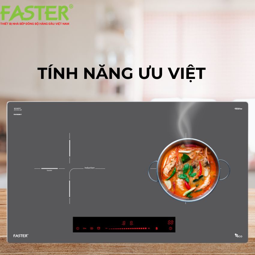 Các tính năng nổi trội của bếp từ