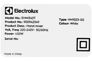 Máy đánh trứng Electrolux EHM3407