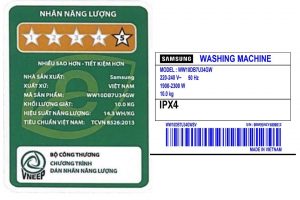 Máy giặt Samsung Bespoke AI EcoBubble Inverter 10 kg WW10DB7U34GWSV