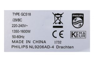 Bàn ủi hơi nước đứng Philips GC518 1600W