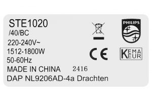 Bàn ủi hơi nước đứng Philips STE1020/40 1800W