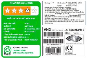 Google Tivi Sony 4K 55 inch K-55S25VM2