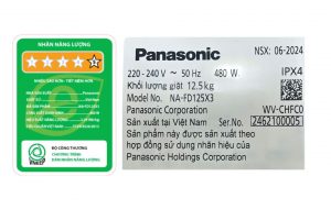 Máy giặt Panasonic Inverter 12.5 kg NA-FD125X3BV