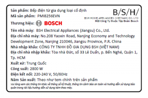 Bếp từ đôi lắp âm Bosch PMI8256EVN