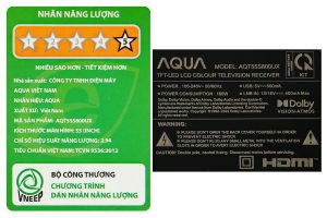 Google Tivi QLED Aqua 4K 55 inch AQT55S800UX