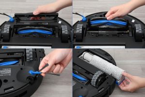 Robot hút bụi lau nhà Ecovacs Deebot T80 OMNI - Đen