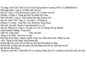 Robot hút bụi lau nhà Xiaomi S40C