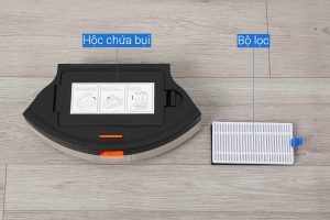 Robot hút bụi lau nhà Xiaomi Vacuum E5 - Đen