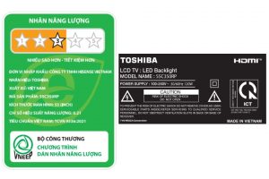 Smart Tivi Toshiba AI 4K 55 inch 55C350RP