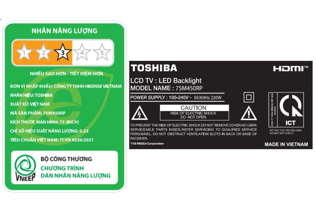 Smart Tivi QLED Toshiba AI 4K 75 inch 75M450RP Smart Tivi QLED Toshiba AI 4K 75 inch 75M450RP