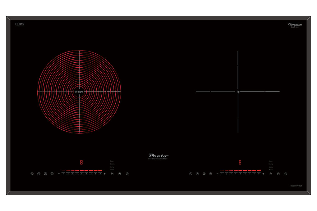 Bếp từ đôi Prato PT 028.E