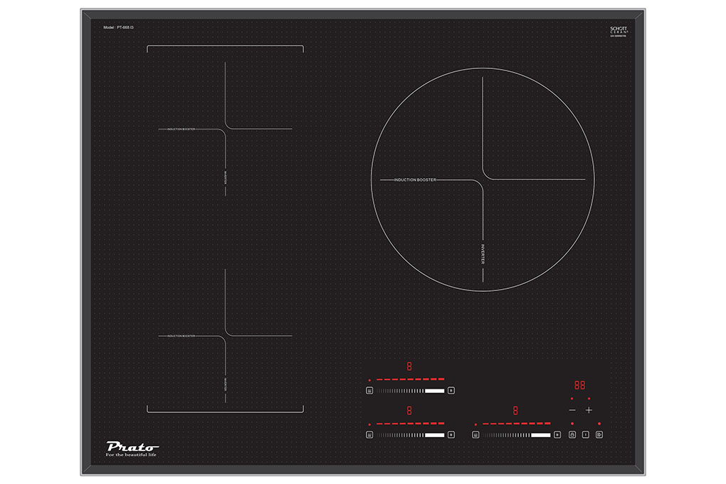 Bếp từ Prato 3 vùng nấu PT 668.I3