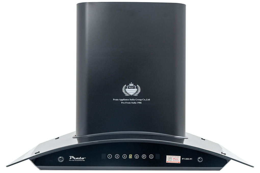 Máy hút mùi kính cong Prato PT 366.H1