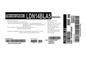 Máy rửa bát độc lập LG LDN14BLA5