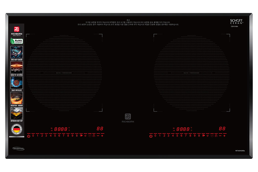 Bếp từ đôi Richborn RI7343H28RX