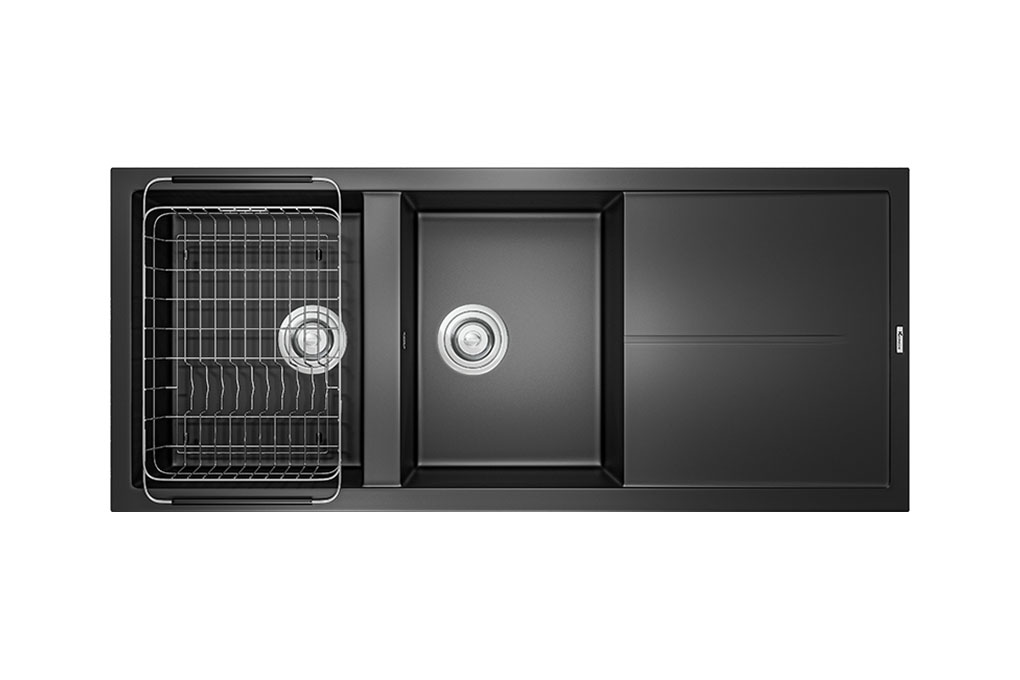 Chậu rửa bát Konox Granite Sink Livello Smart 1160 Black