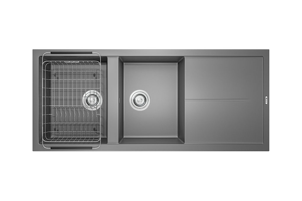 Chậu rửa bát Konox Granite Sink Livello Smart 1160 Grey
