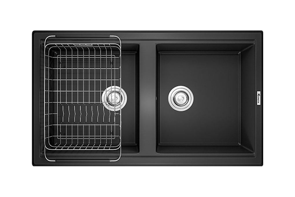 Chậu rửa bát Konox Granite Sink Phoenix Smart 860 Black