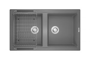 Chậu rửa bát Konox Granite Sink Phoenix Smart 860 Grey