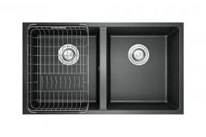 Chậu rửa bát Konox Granite Sink Veloci 760D Black