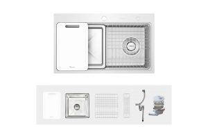 Chậu rửa bát Konox KN8048TS Dekor
