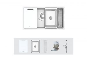 Chậu rửa bát Konox Tari 8748SM
