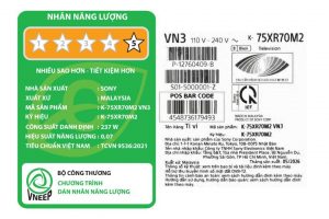 Google Tivi True RGB Sony AI 4K 75 inch K-75XR70M2