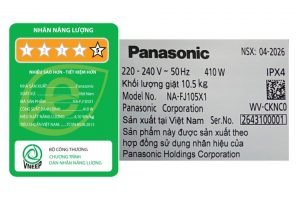 Máy giặt Panasonic Inverter 10.5 kg NA-FJ105X1BV