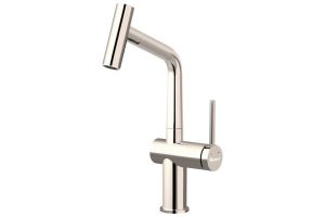Vòi rửa bát dây rút Konox Volta Nickel