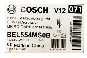 Lò vi sóng có nướng lắp âm Bosch 25 lít BEL554MS0B