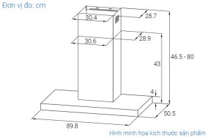 Máy hút mùi áp tường Panasonic FV-TX9ADBYUE