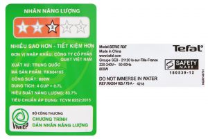 Nồi cơm điện cao tần Tefal 0.7 lít RK604165
