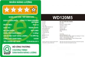 Máy giặt sấy Hisense Inverter giặt 12 kg - sấy 8 kg WD120M5