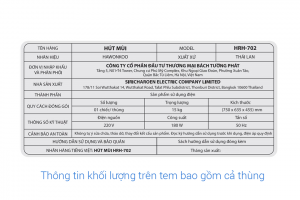 Máy hút mùi áp tường Hawonkoo HRH-702