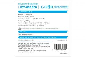 Máy lọc tổng đầu nguồn Karofi KTF-662 ECO