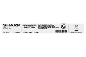 Lò vi sóng Sharp R-211TV-BK 21 lít