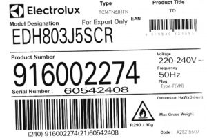 Máy sấy bơm nhiệt Electrolux 8 kg EDH803J5SCR