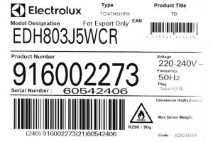 Máy sấy bơm nhiệt Electrolux 8 kg EDH803J5WCR