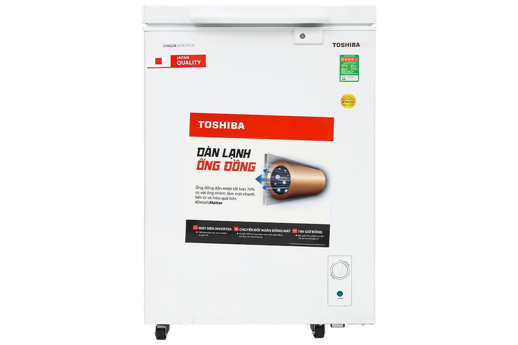Tủ đông Toshiba Inverter 143 lít GR-RC185CM-PMV(01)